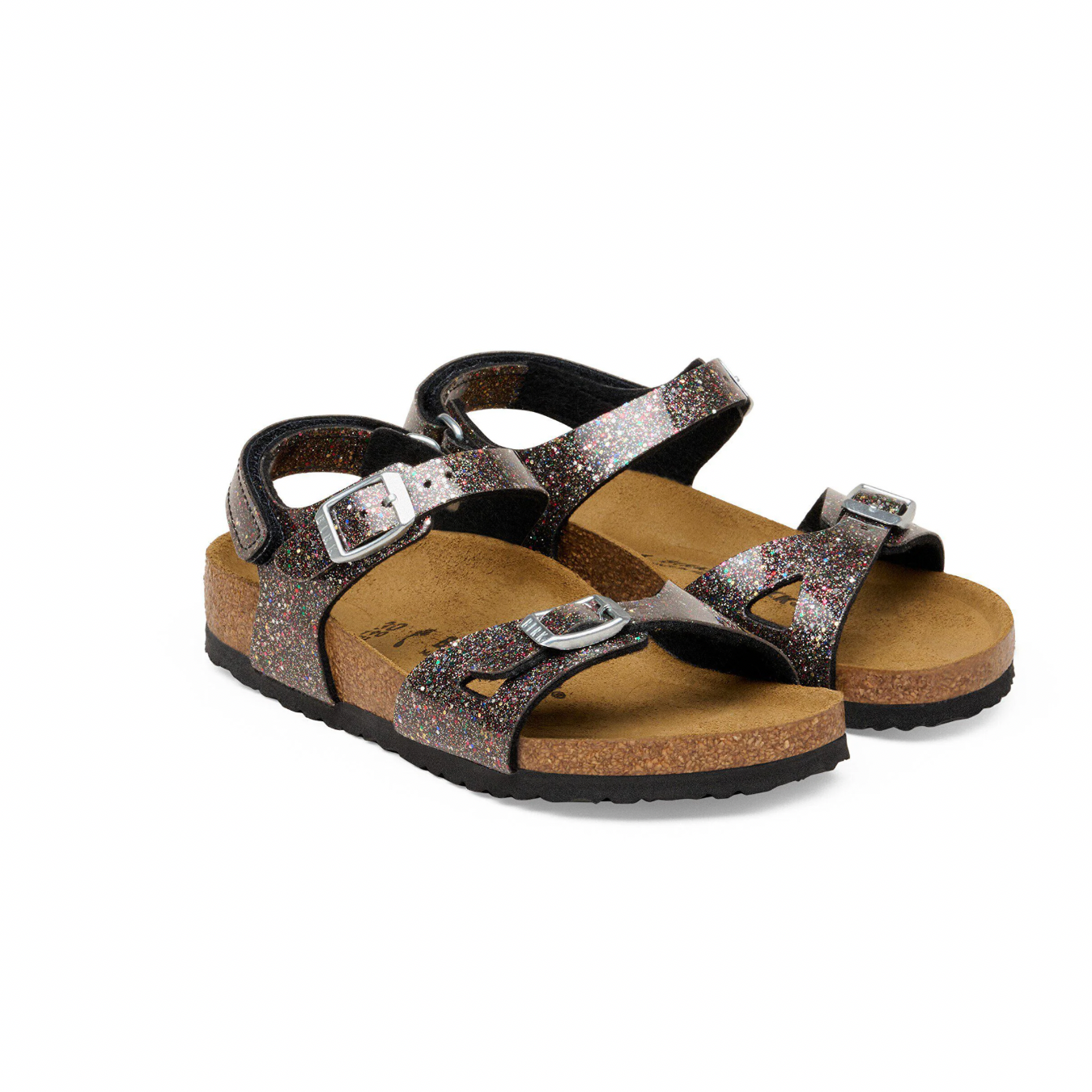 Birkenstock Rio AS Kids Cosmic Sparkle Black Multi