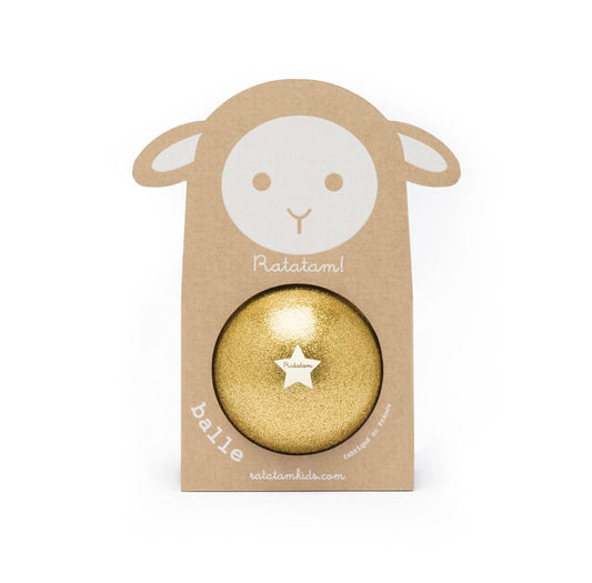 RATATAM - Gold Glitter Sheep Ball 10cm