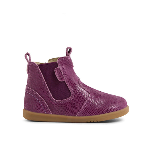 BOBUX - JODHPUR LEATHER CHELSEA BOOT - MAGENTA PURPLE