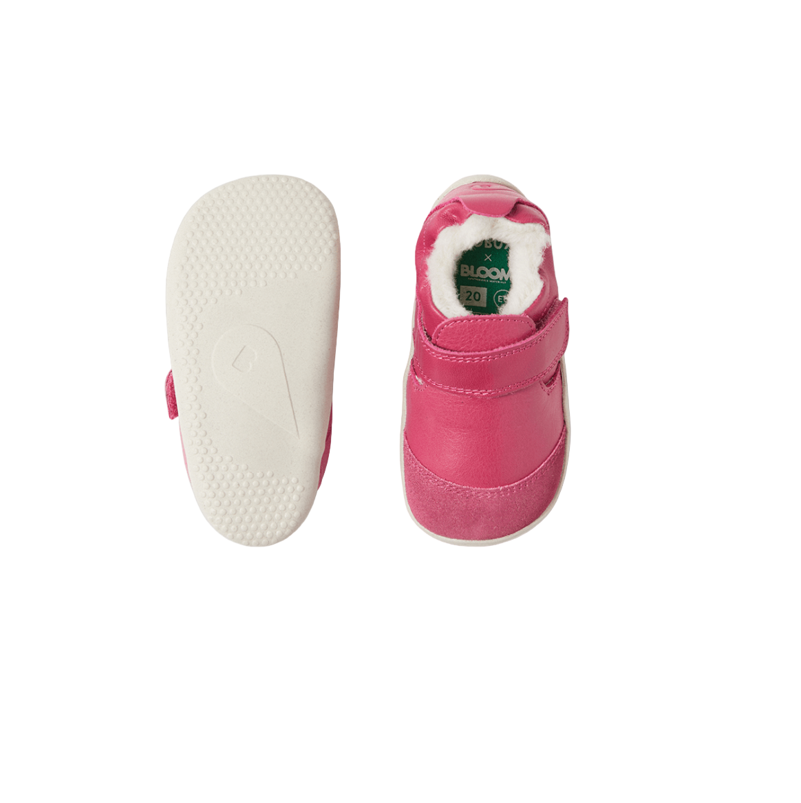 BOBUX MARVEL ARCTIC LINED LEATHER SHOES - CHERISE PINK