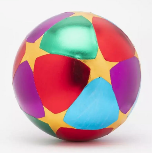 RATATAM - Multicolor Balloon with Stars in Inflatable Fabric Diam 30cm