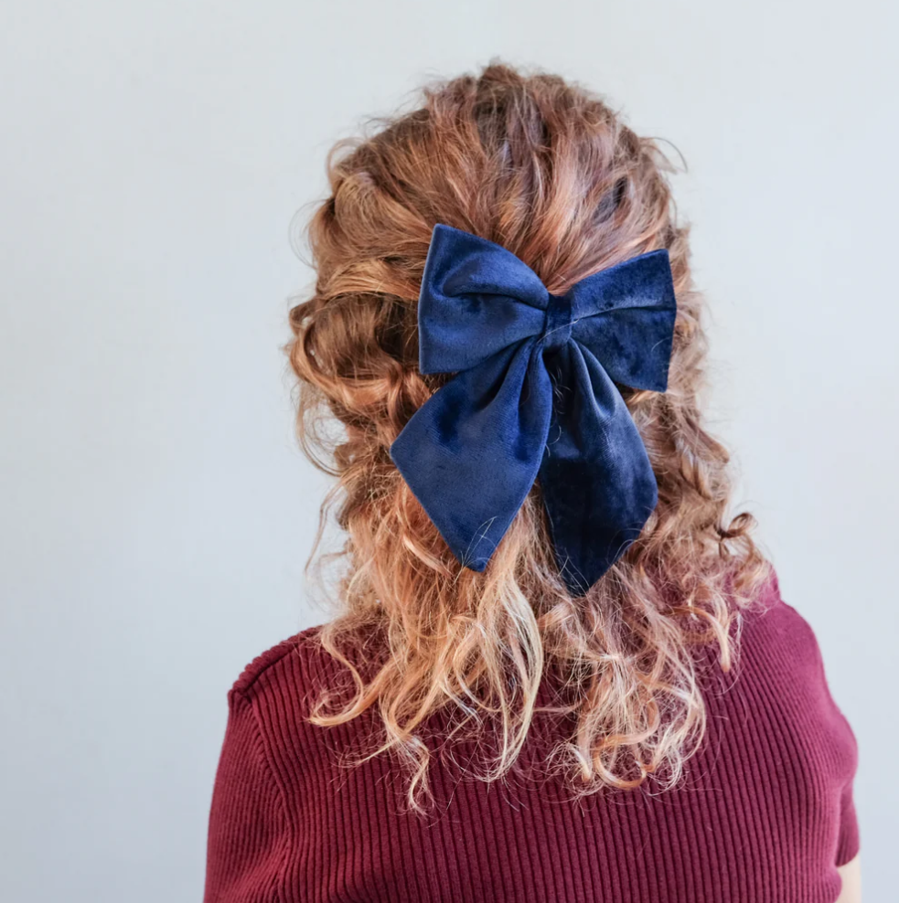 MIMI & LULA Stripe agnes bow clips