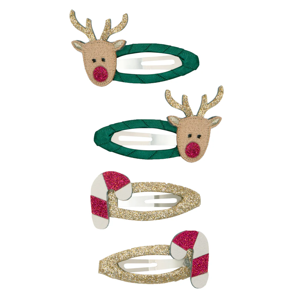 MIMI & LULA Rudolph & candy cane clic clacs