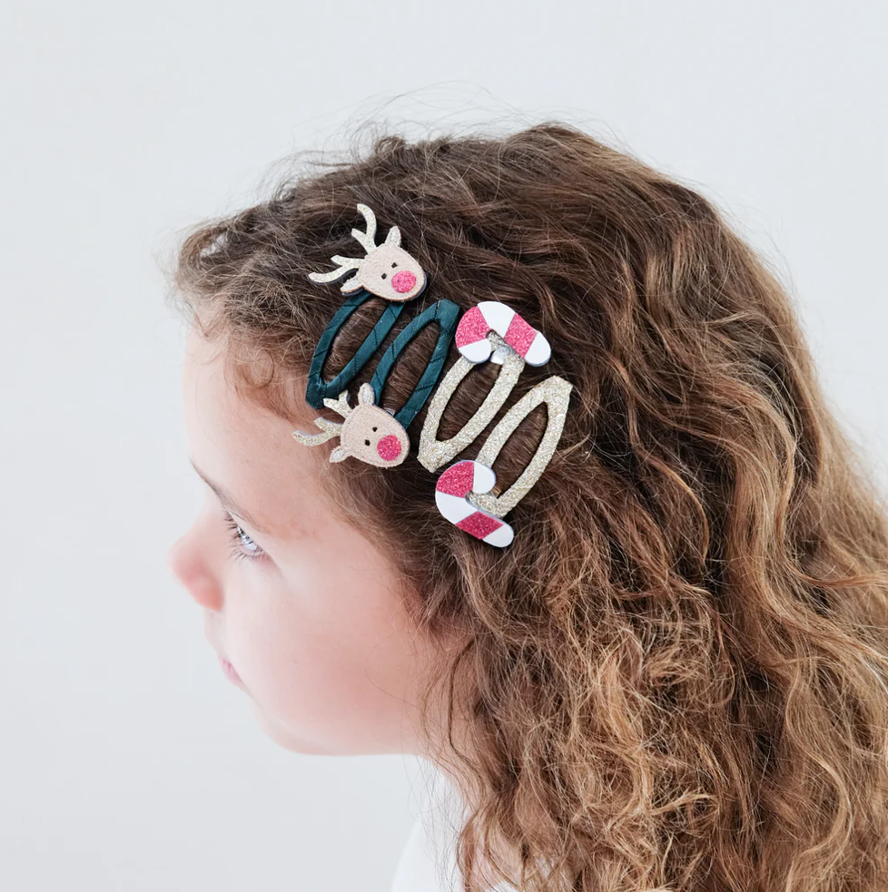 MIMI & LULA Rudolph & candy cane clic clacs