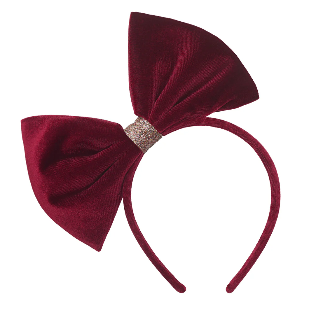 MIMI & LULA Christmas giant velvet bow alice