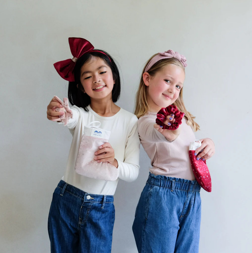 MIMI & LULA Christmas giant velvet bow alice