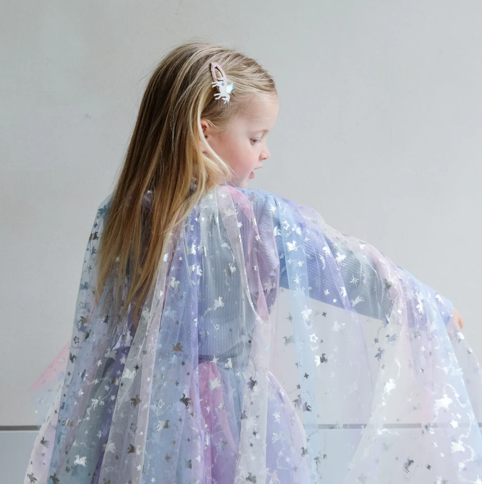 MIMI AND LULA Winged unicorn & rainbow clic clacs