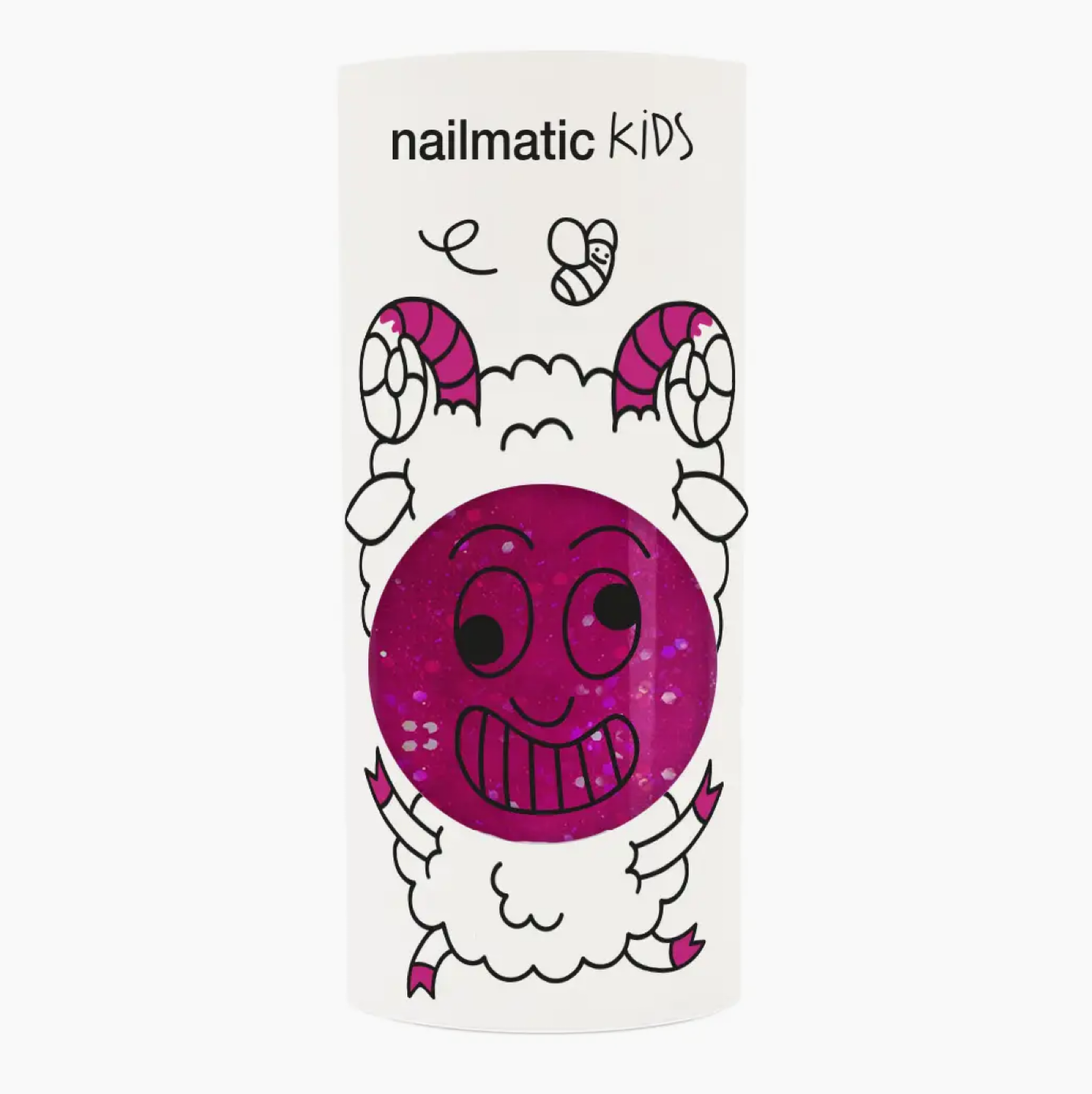 Nailmatic Kids Polish Sheepy Raspberry Glitter