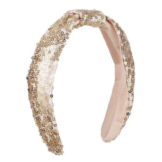 ROCKAHULA - Gold Sequin Headband