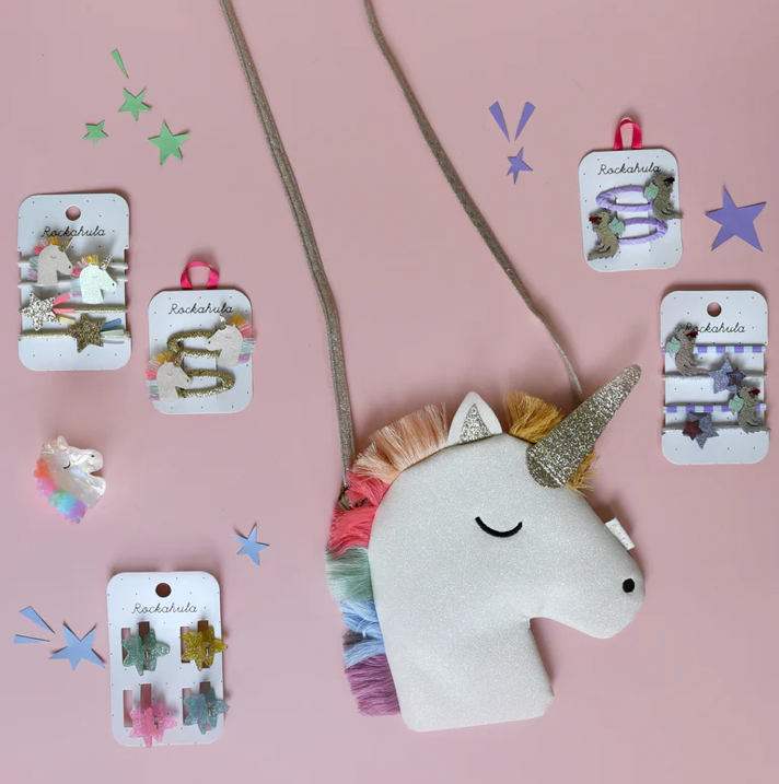 ROCKAHULA - Rainbow Unicorn Claw Clip