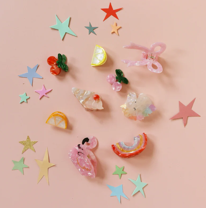 ROCKAHULA - Rainbow Unicorn Claw Clip