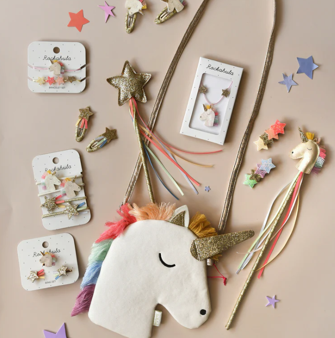 ROCKAHULA - Rainbow Shimmer Star Clips