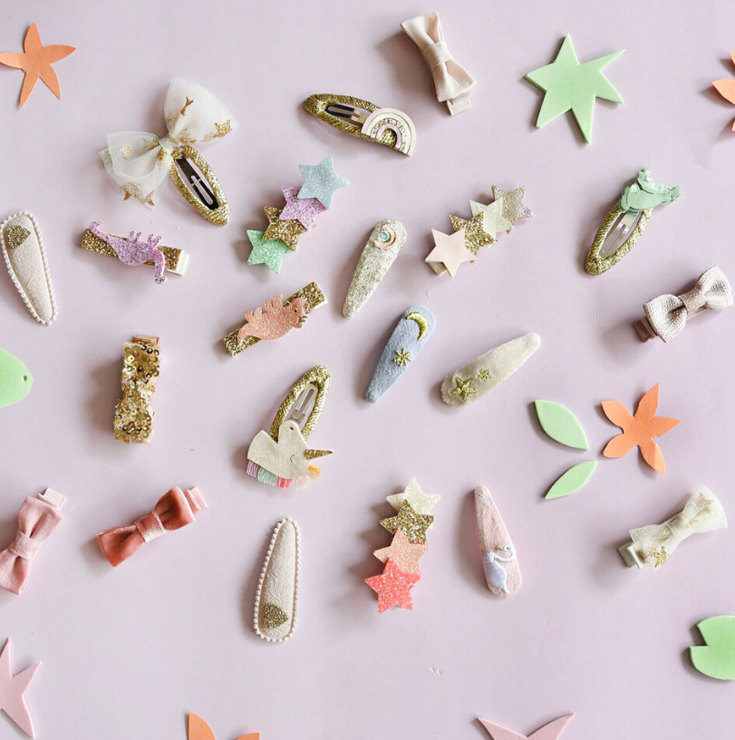 ROCKAHULA - Rainbow Shimmer Star Clips