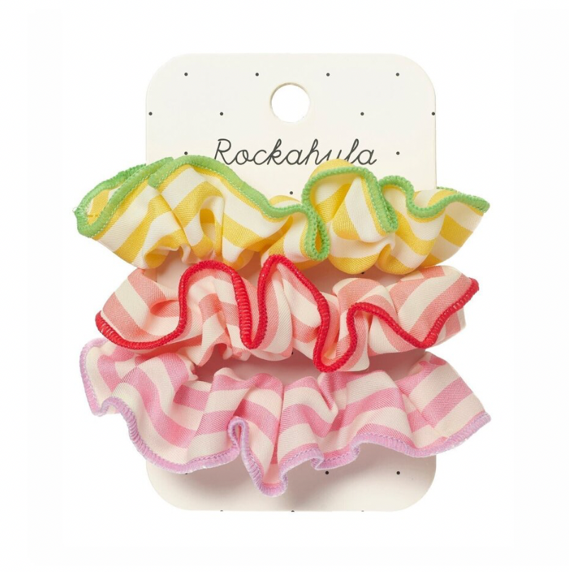 ROCKAHULA - Candy Stripe 3 Pack Scrunchies