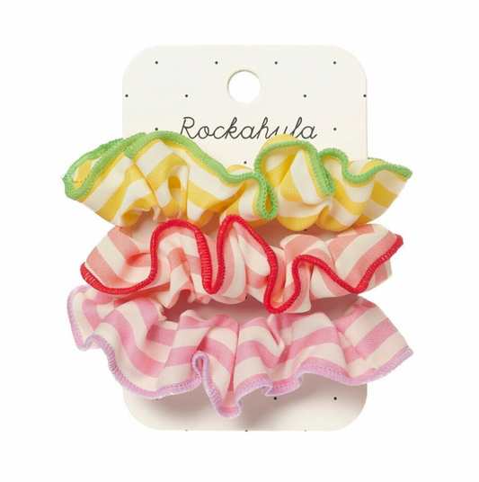 ROCKAHULA - Candy Stripe 3 Pack Scrunchies