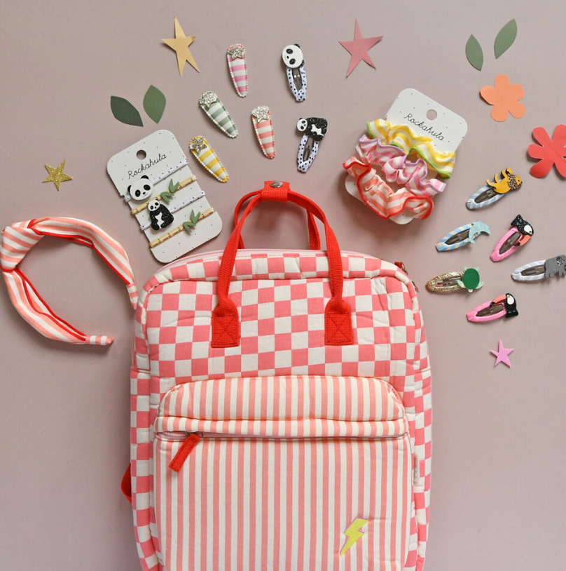 ROCKAHULA - Stripy Star Fabric Clip Set