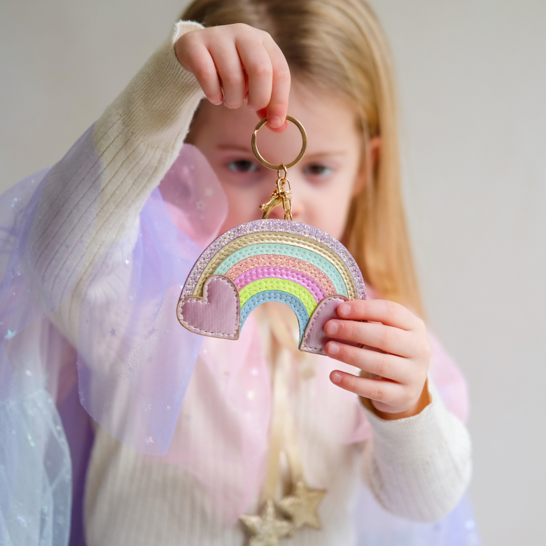 MIMI AND LULA - Rainbow keyring