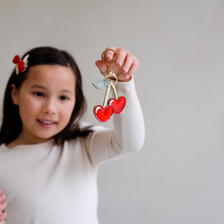 MIMI AND LULA - Cherry keyring