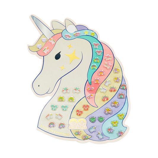 MIMI AND LULA - Unicorn stick on earrings
