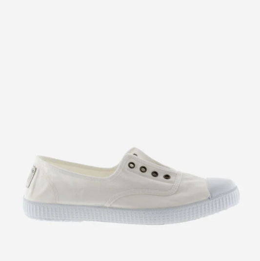 VICTORIA 1915 CANVAS ELASTIC PLIMSOLL BLANCO ADULT