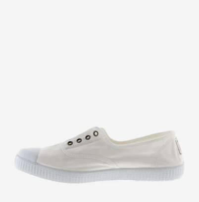 VICTORIA 1915 CANVAS ELASTIC PLIMSOLL BLANCO ADULT
