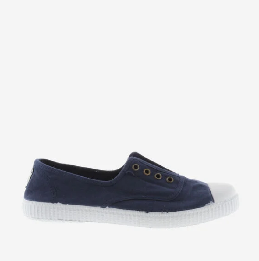 VICTORIA 1915 CANVAS ELASTIC PLIMSOLL MARINO ADULT