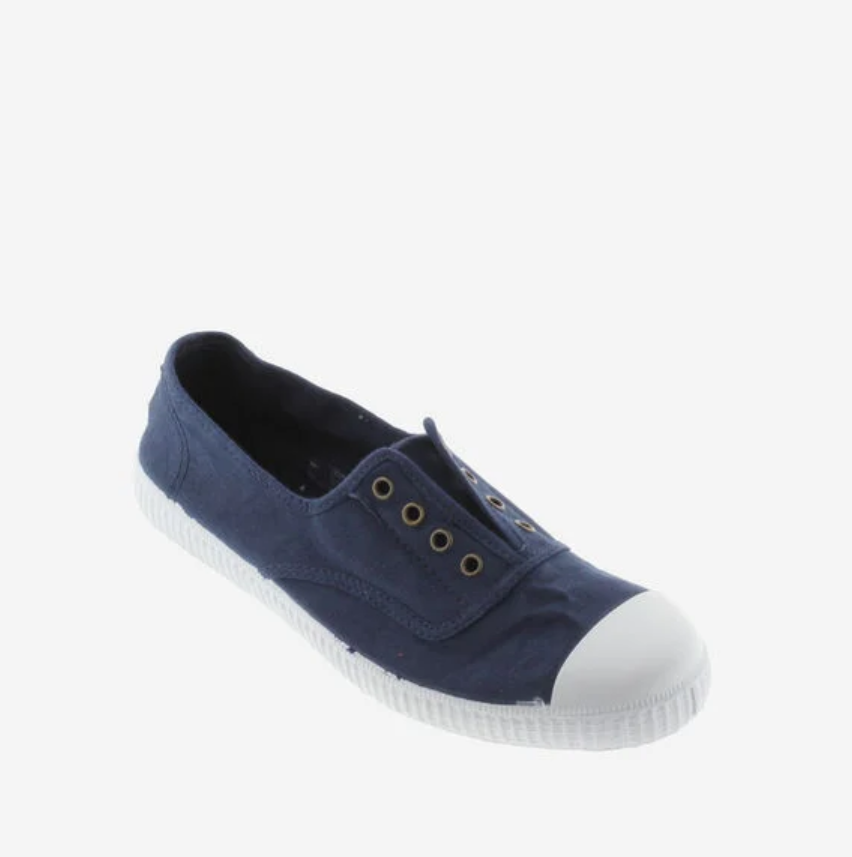 VICTORIA 1915 CANVAS ELASTIC PLIMSOLL MARINO ADULT
