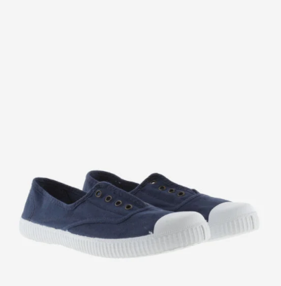 VICTORIA 1915 CANVAS ELASTIC PLIMSOLL MARINO ADULT