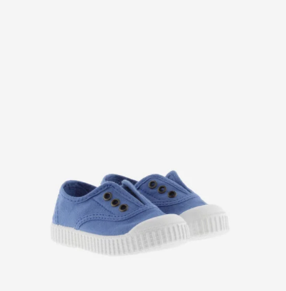 VICTORIA 1915 CANVAS ELASTIC PLIMSOLL ANIL BLUE