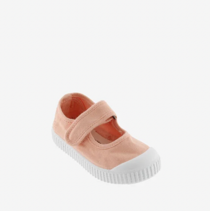 VICTORIA 1915 DREC® RECYCLED CANVAS MARY JANES CORALINA