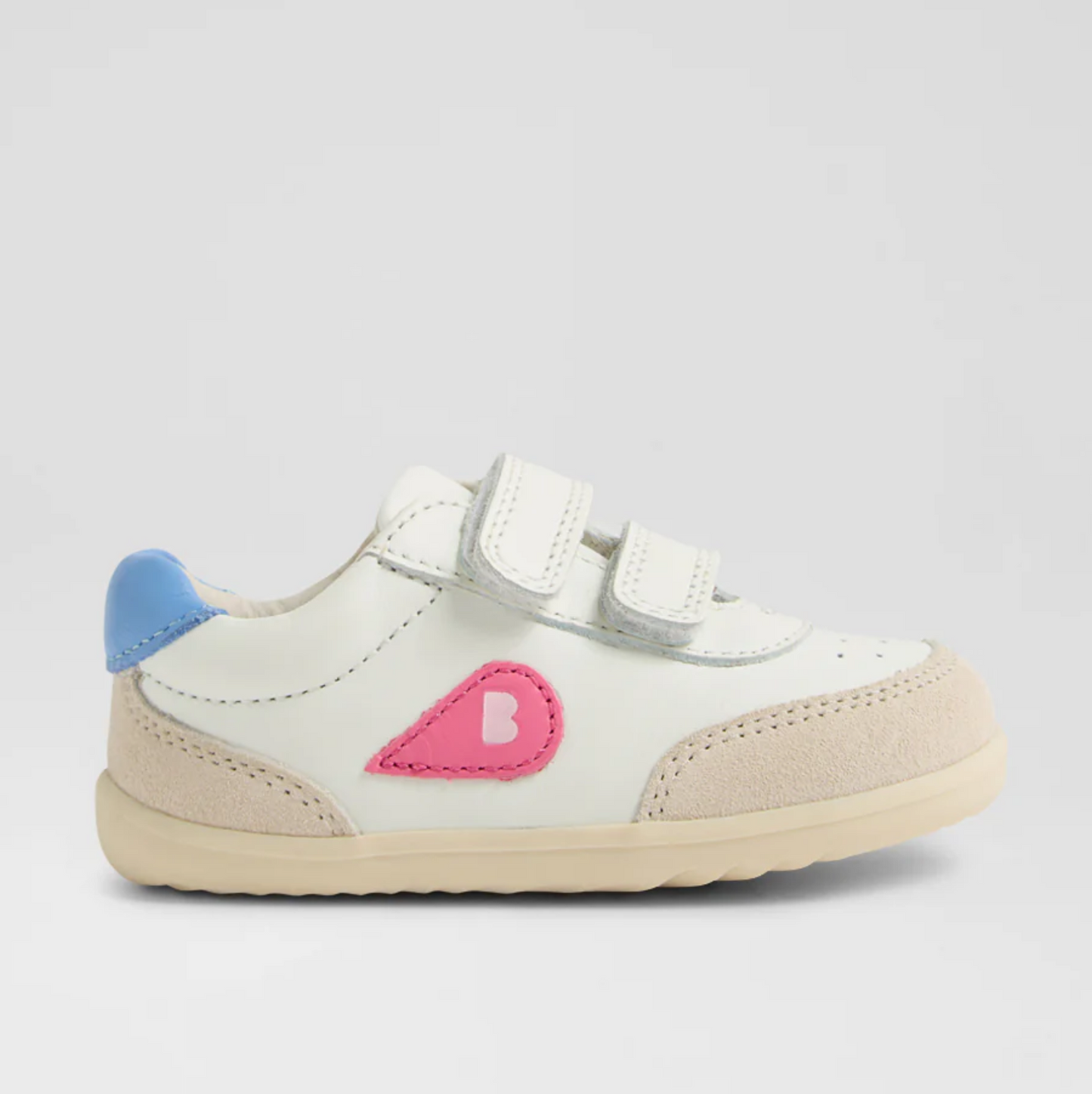 BOBUX CHAMP TRAINER - CHALK + PINK LEMONADE