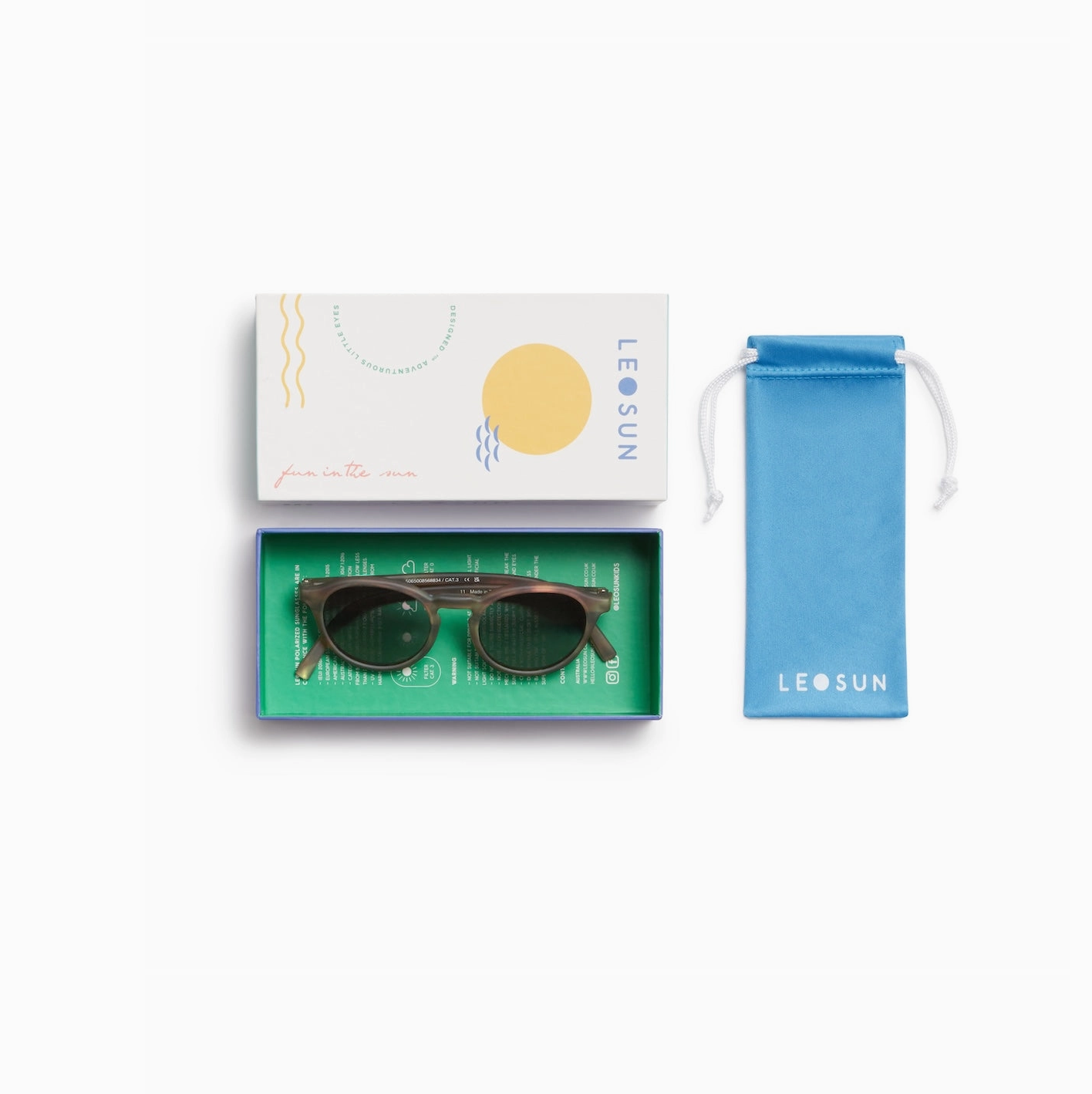 LEOSUN POLARIZED KIDS SUNGLASSES - EASTON COCO 5+