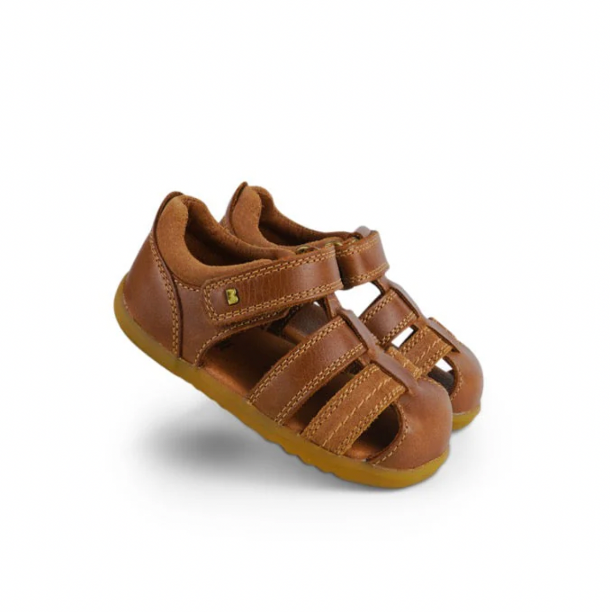 BOBUX ROAM KIDS LEATHER SANDAL CARAMEL