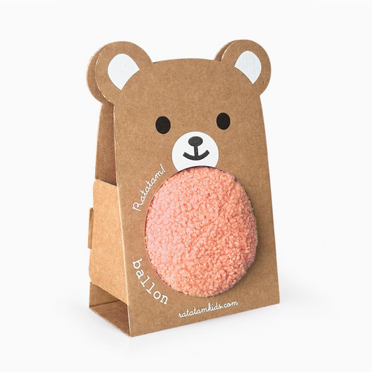 RATATAM Baby Teddy Bear Ball 12cm - Coral