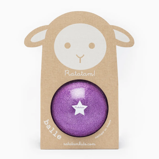 RATATAM - Purple Glitter Sheep Ball 10cm
