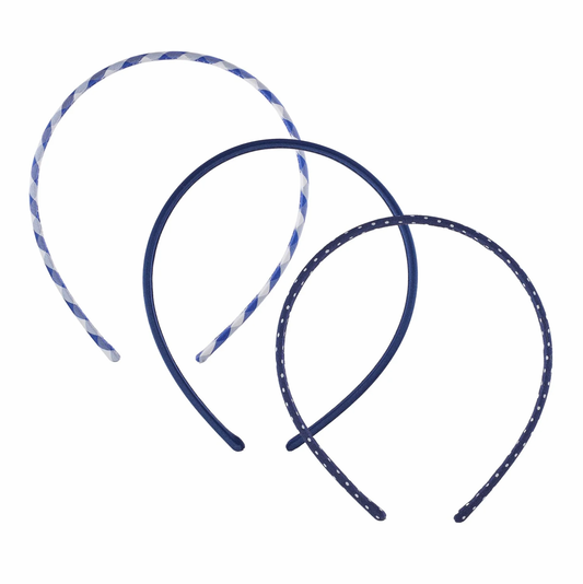 ROCKAHULA - SCHOOL  3 PACK HEADBANDS BLUE
