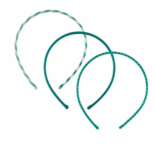 ROCKAHULA - SCHOOL  3 PACK HEADBANDS GREEN