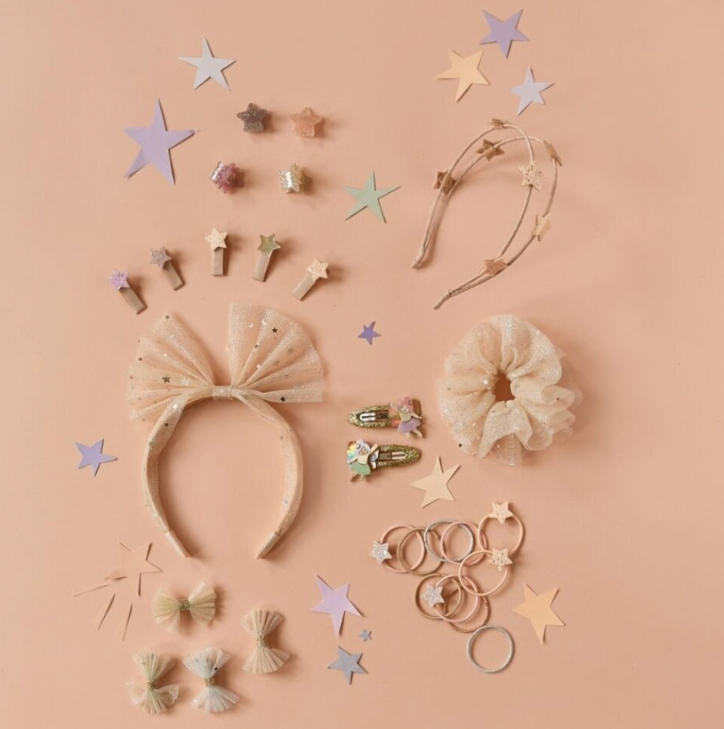 ROCKAHULA - SHIMMER STARS CLAW CLIPS 4 PACK