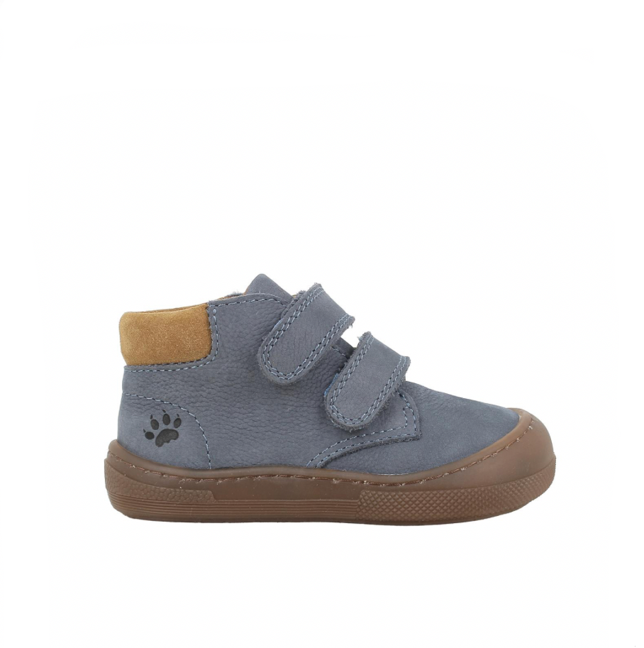 PRIMIGI - Barefoot First Steps Leather Boots - Sky Blue