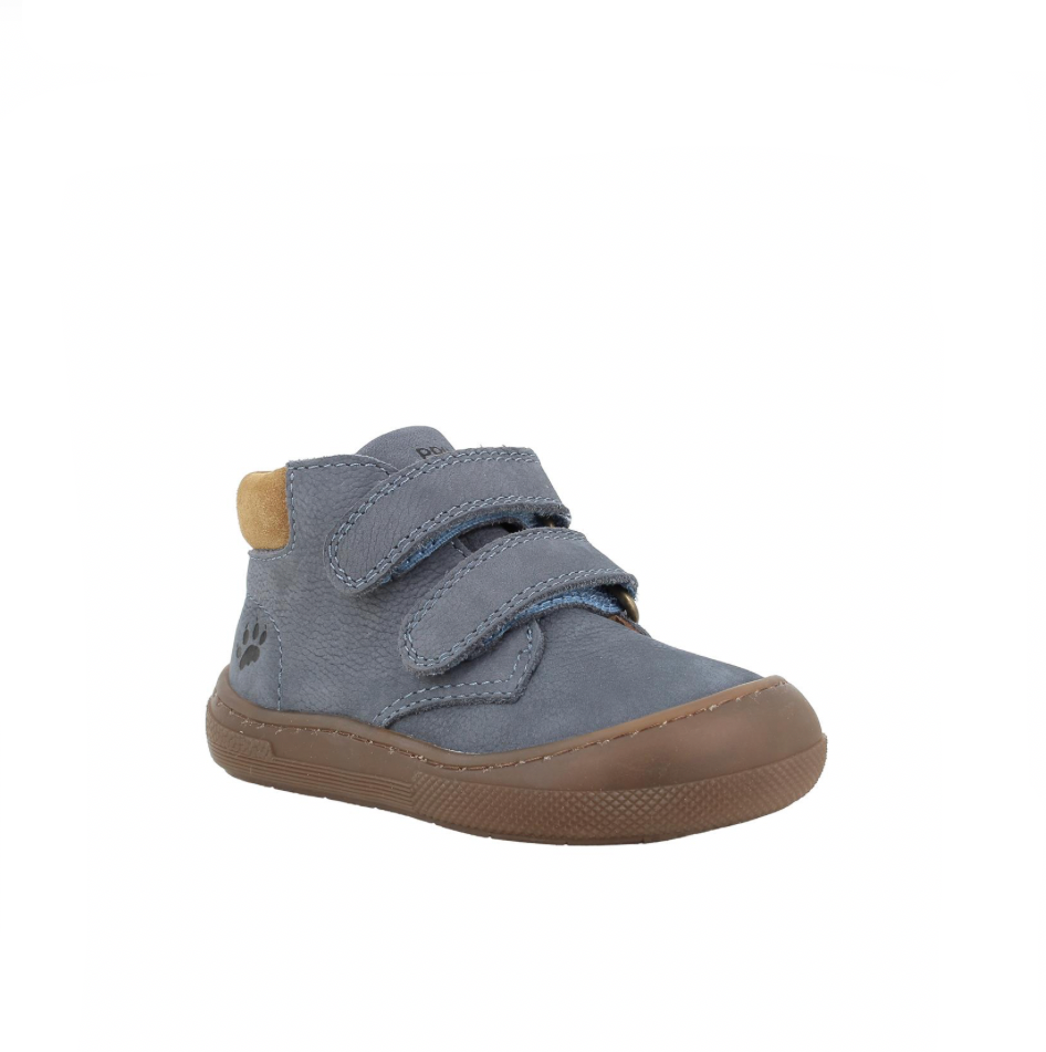 PRIMIGI - Barefoot First Steps Leather Boots - Sky Blue