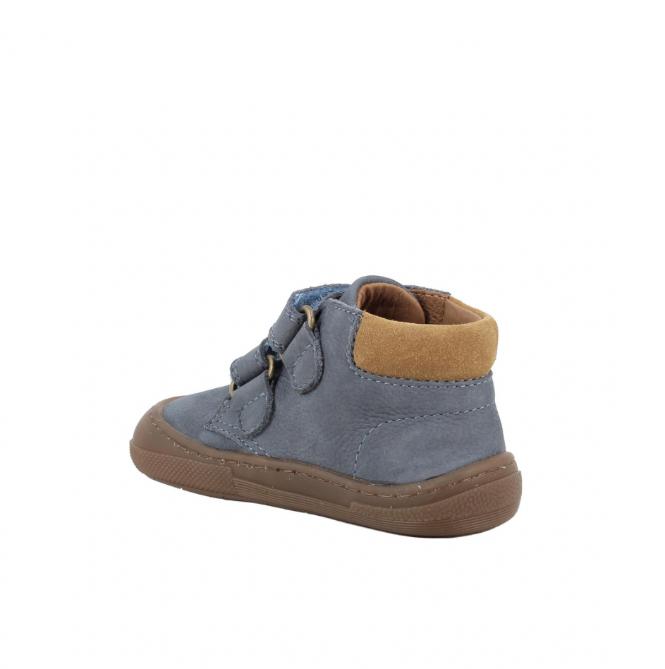 PRIMIGI - Barefoot First Steps Leather Boots - Sky Blue