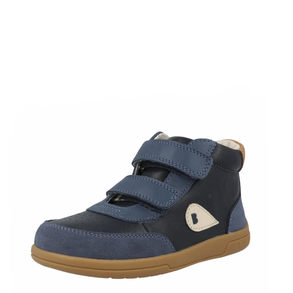 BOBUX CHAMP HIGH TRAINER - CHALK- NAVY/VINTAGE INDIGO