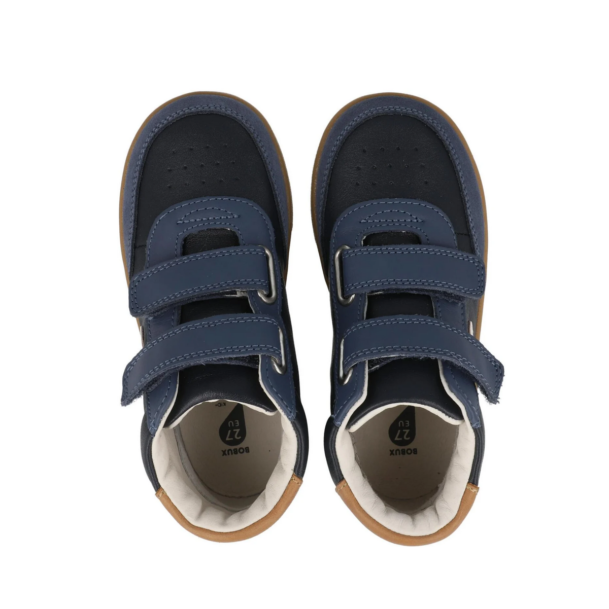 BOBUX CHAMP HIGH TRAINER - CHALK- NAVY/VINTAGE INDIGO