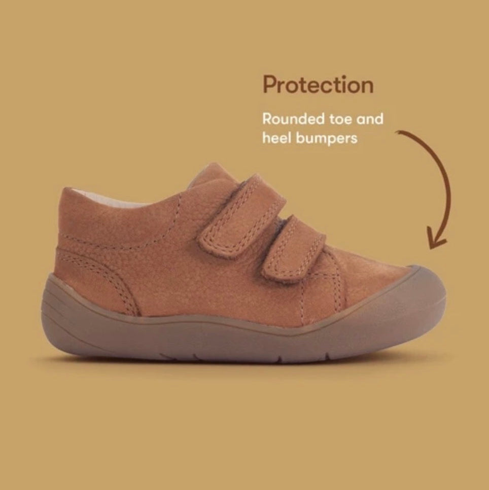 STARTRITE - SCOOT - TAN NUBUCK FIRST WALKER