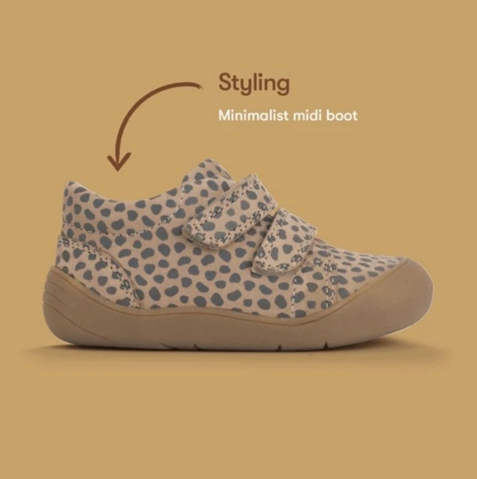 STARTRITE - SCOOT - TAUPE NUBUCK/SPLASH FIRST WALKER