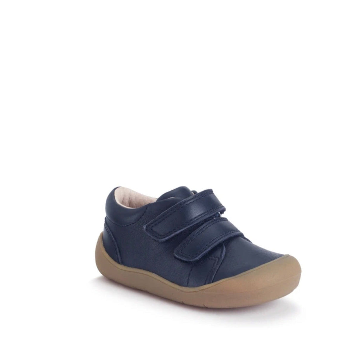 STARTRITE - SCOOT - NAVY LEATHER FIRST WALKER