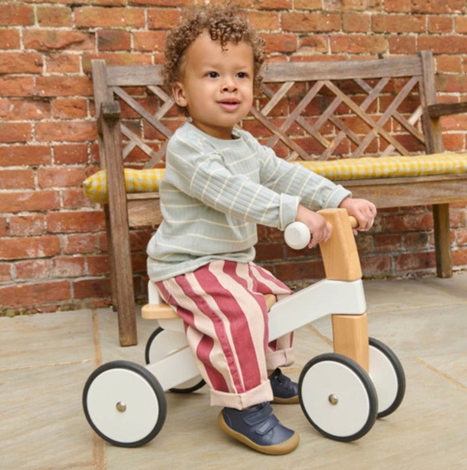 STARTRITE - SCOOT - NAVY LEATHER FIRST WALKER
