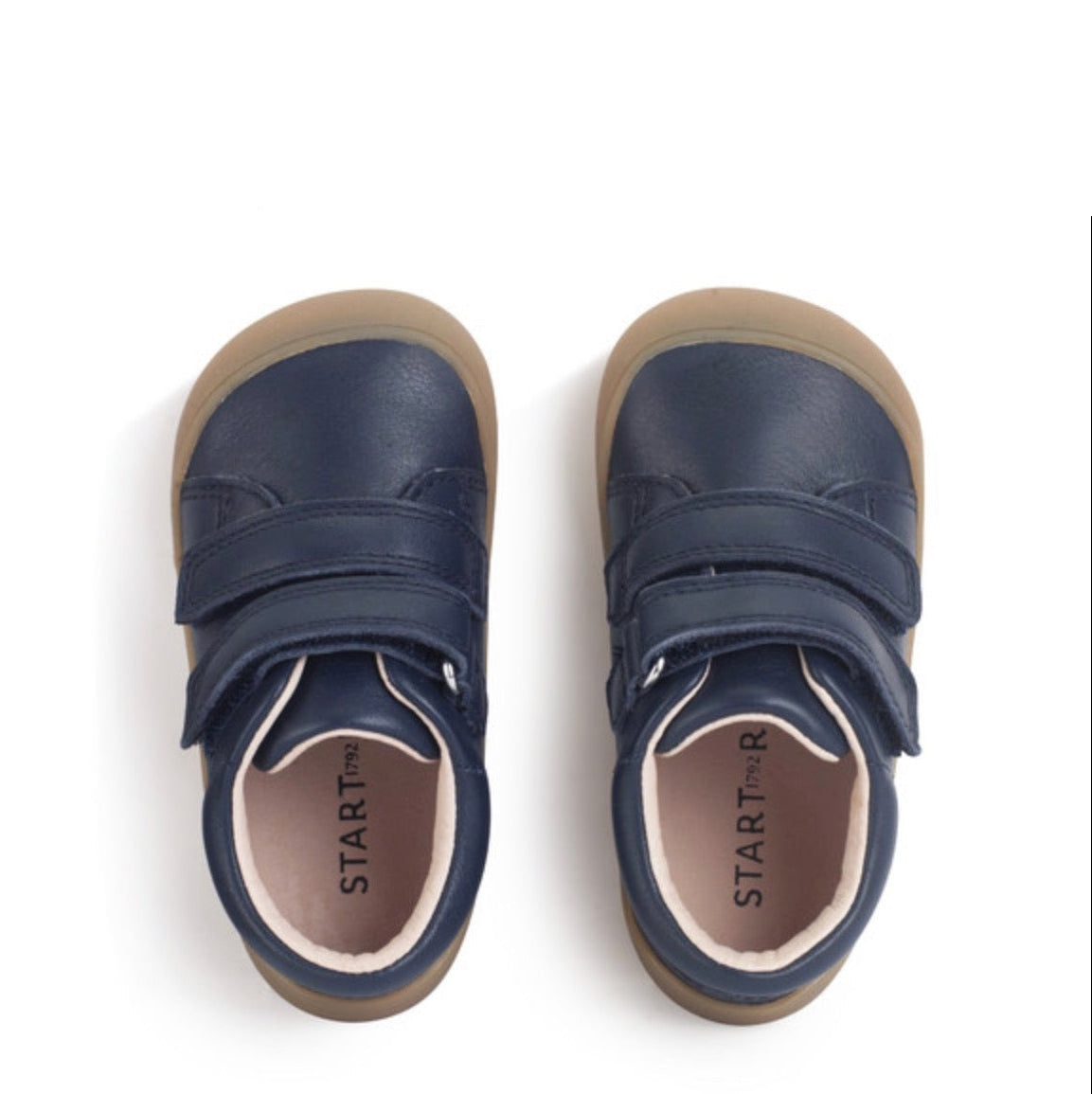 STARTRITE - SCOOT - NAVY LEATHER FIRST WALKER