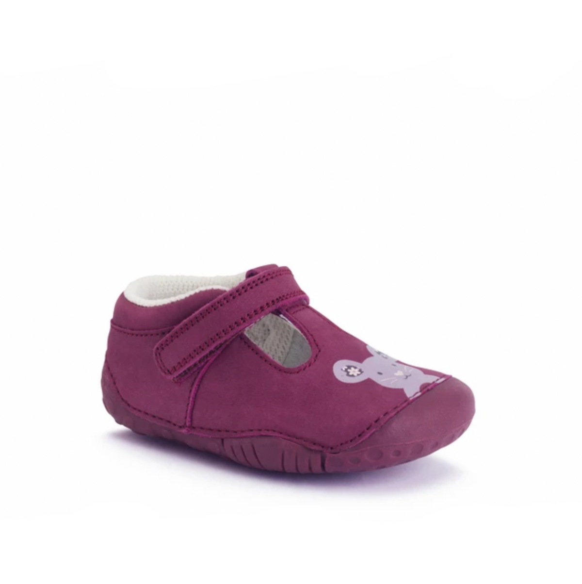 STARTRITE - SQUISH - BERRY NUBUCK MOUSE PRE-WALKERS