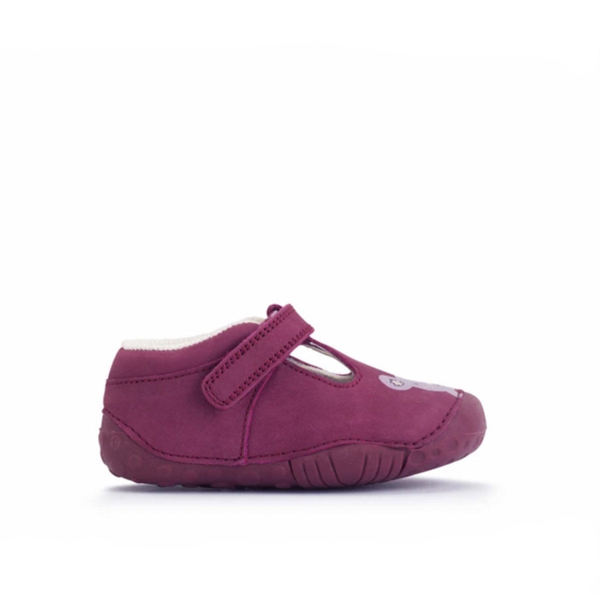 STARTRITE - SQUISH - BERRY NUBUCK MOUSE PRE-WALKERS